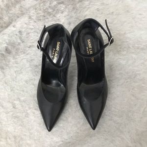 Saint Laurent ankle strap heels